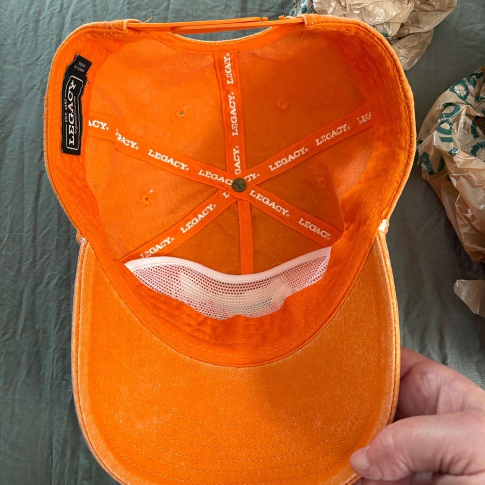 Legacy Hilton Head SC Orange Snapback Cap. OS. - Picture 5 of 8